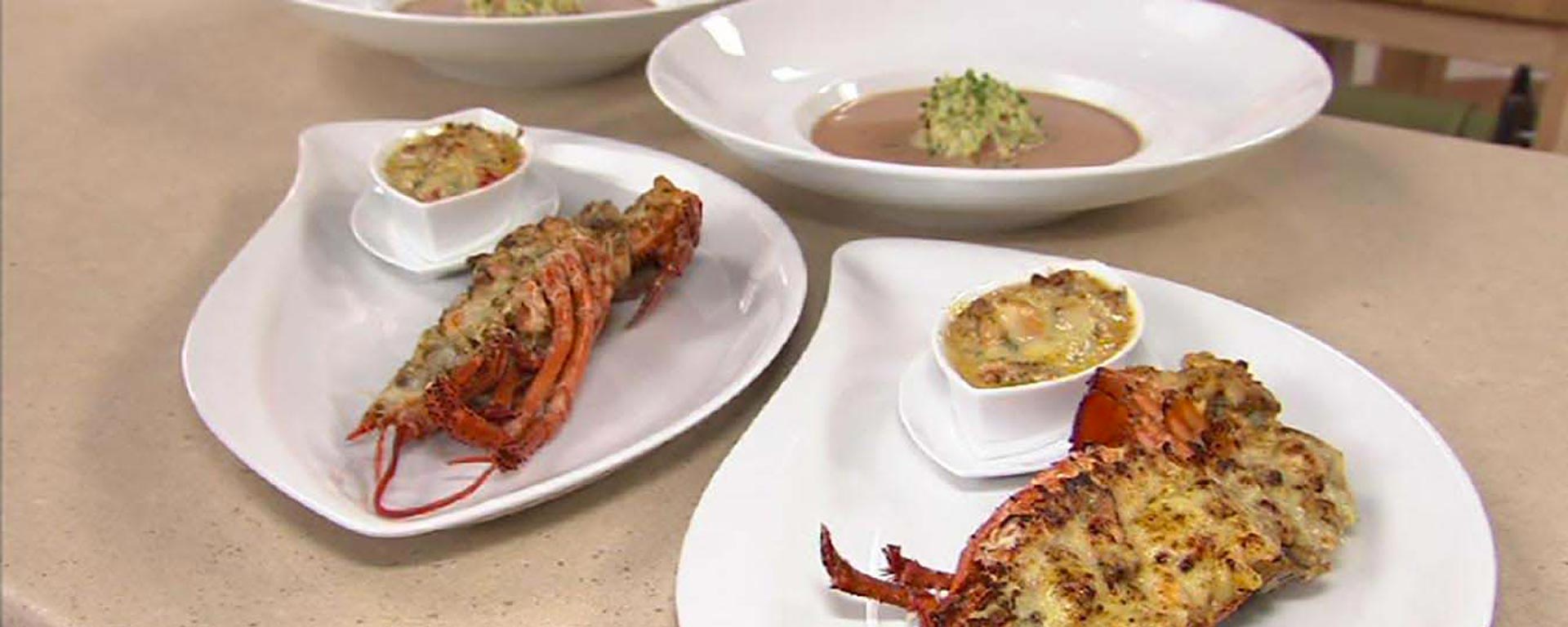 Photo of - Baked Stuffed Lobster au Gratin