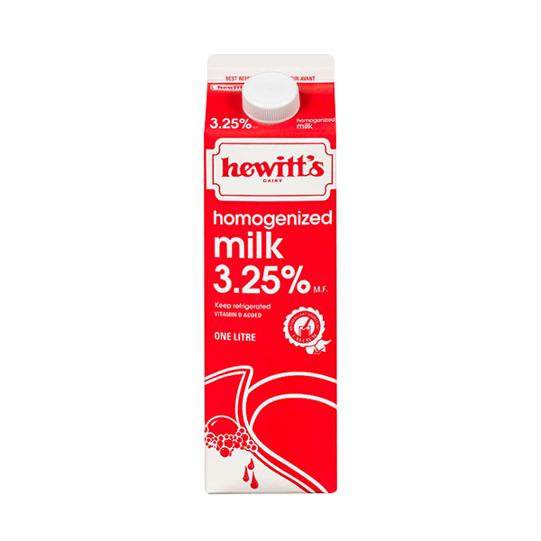 Photo of - HEWITT'S - homogenized milk