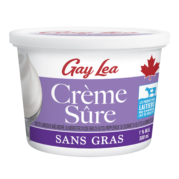 Photo of - Crème sure sans gras