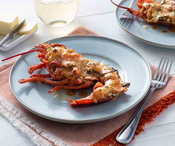 Photo of - Baked Stuffed Lobster au Gratin