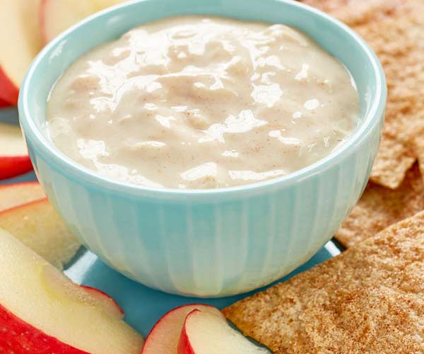 Photo of - Caramel Apple Dip with Spice Tortilla Chips