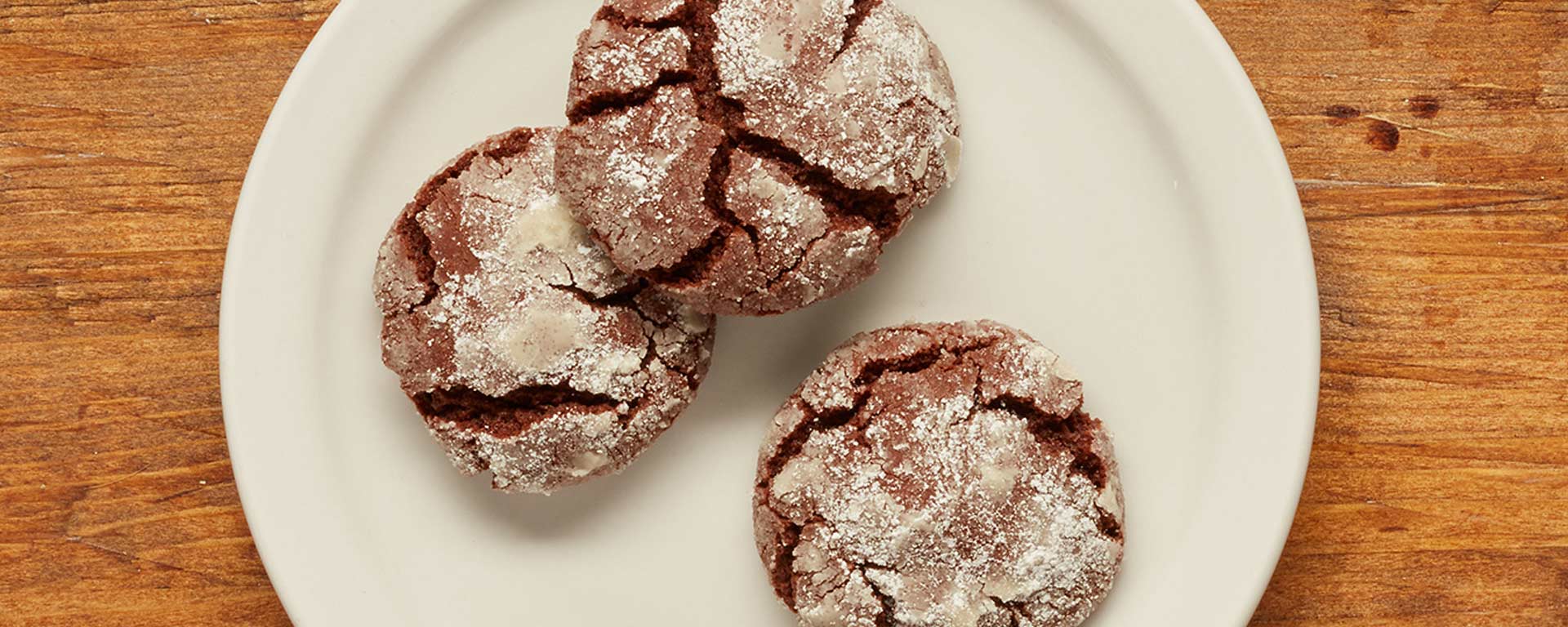 Photo for - Chocolate Chai Spiced Crinkle Cookies