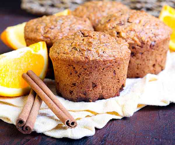 Photo of - Muffins au son Nordica à la cannelle et à l’orange