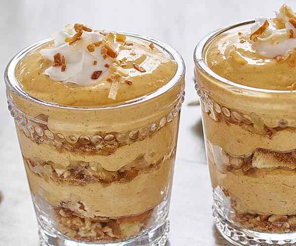 Photo of - Coconut Pumpkin Spice Mini Trifles