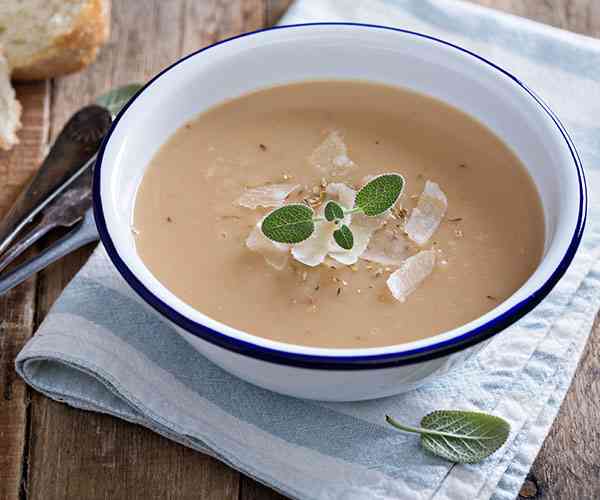 Photo of - Creamy Roasted Garlic Soup