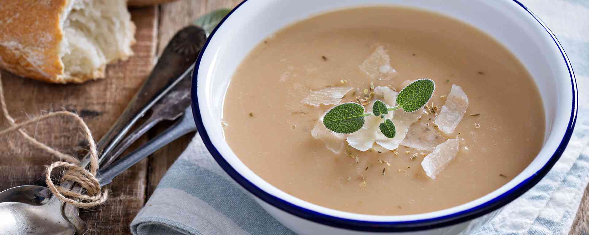 Photo of - Creamy Roasted Garlic Soup