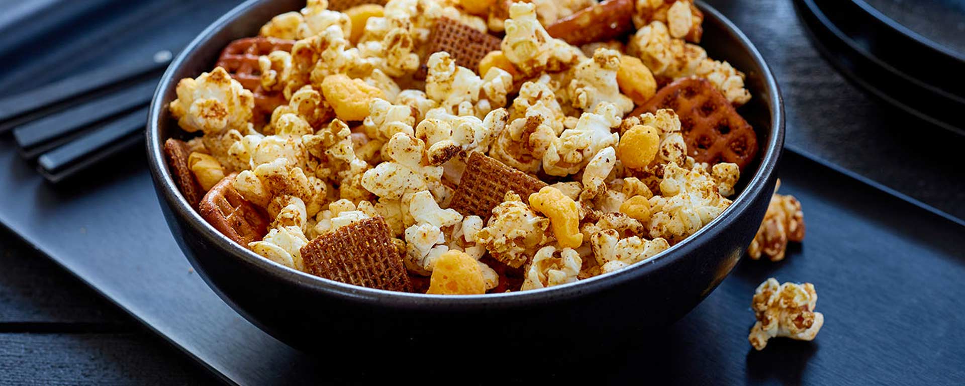 Photo for - Crunchy Cheddar Popcorn Mix