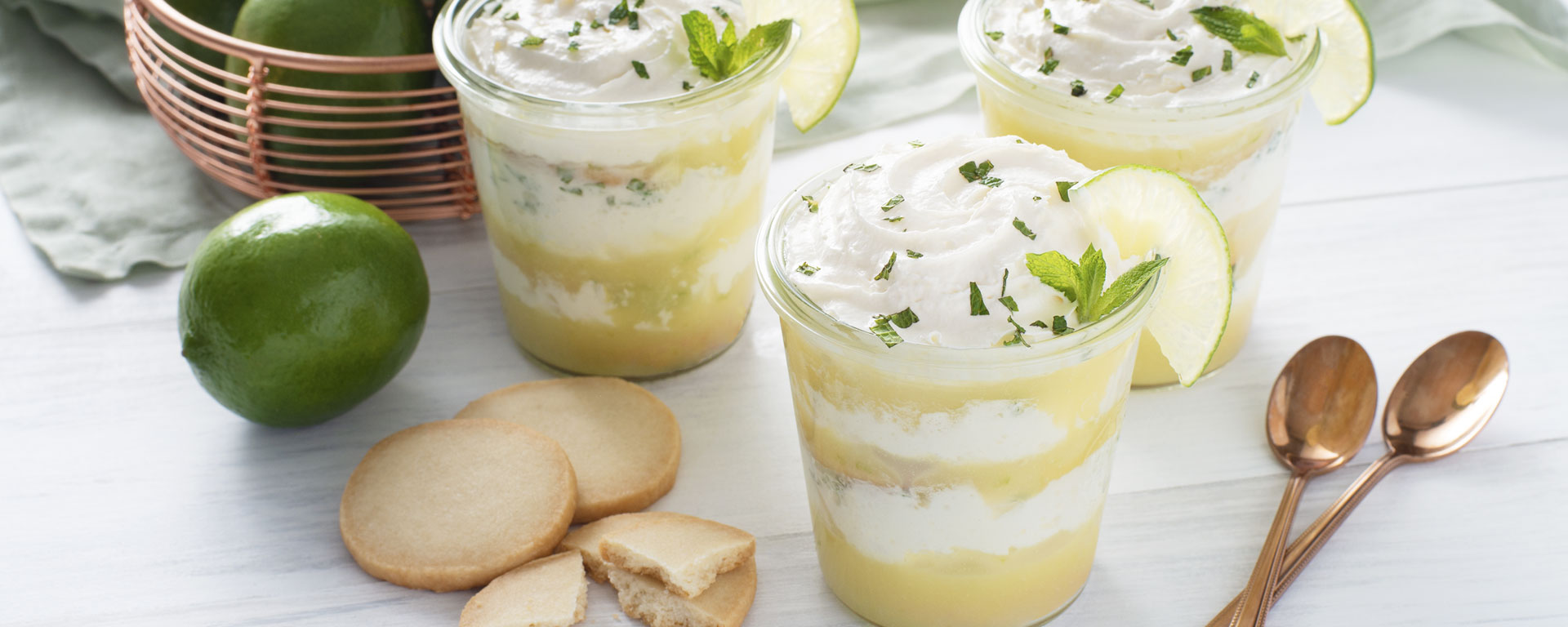 Photo of - Mojito Shortbread Trifles