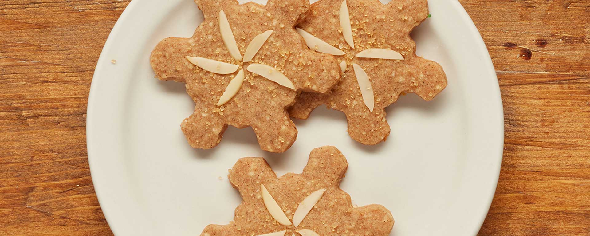 Photo of - Speculaas Snowflakes
