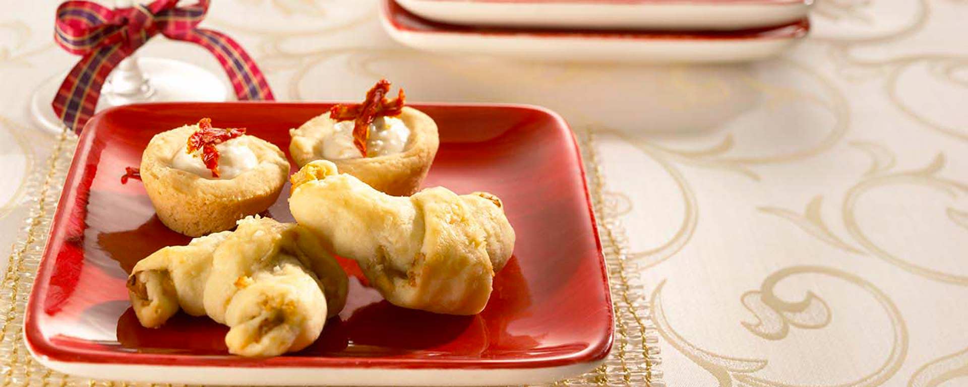 Photo of - Blue Cheese and Pear Crescents