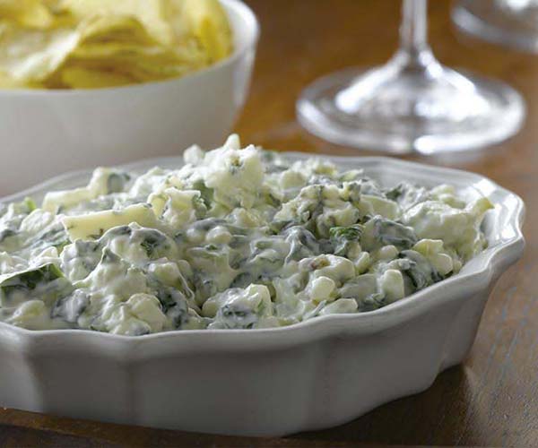 Photo of - Canadian Blue Cheese and Spinach Dip