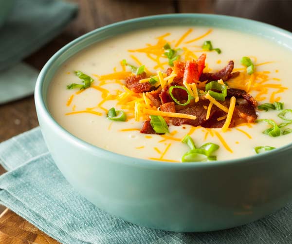 Photo of - Cheddar, Cauliflower and Potato Soup