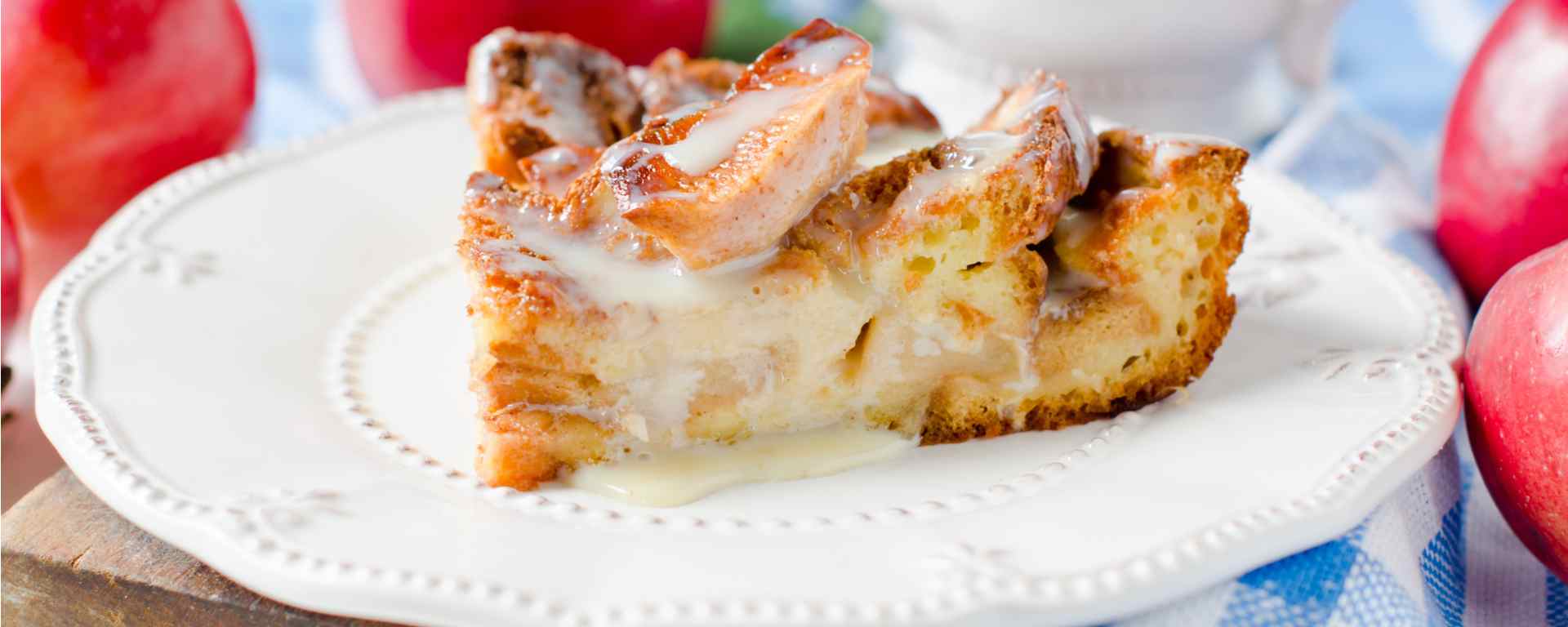 Photo of - Strata aux pommes et à la cannelle
