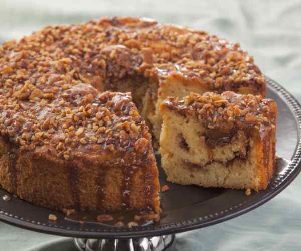 Photo of - Gâteau danois style 1960 à la cannelle et aux pacanes