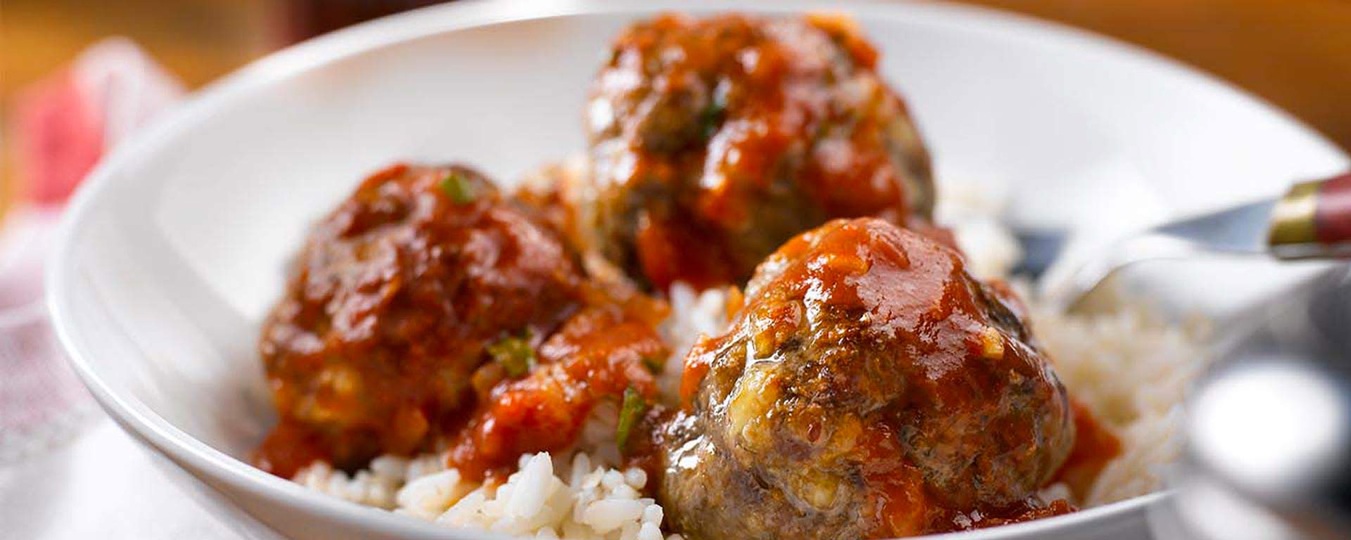 Photo for - Boulettes de viande marinara au fromage cottage