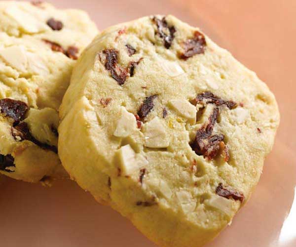 Photo of - Cranberry Almond Shortbread Cookies