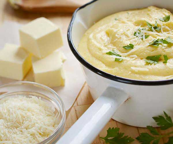 Photo of - Creamy Polenta with Parmesan