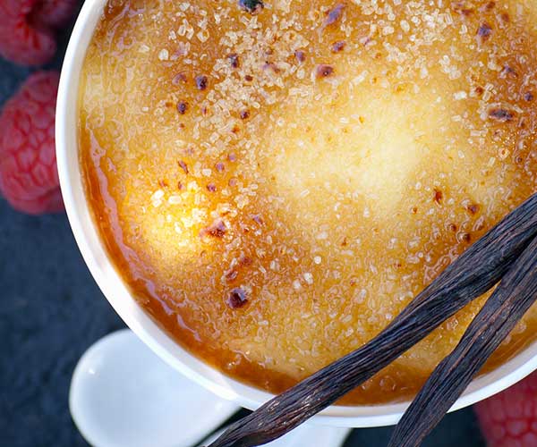 Photo of - Crème brûlée à la cannelle et à l’érable