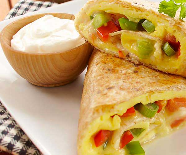 Photo of - Wraps tex mex pour le petit-déjeuner