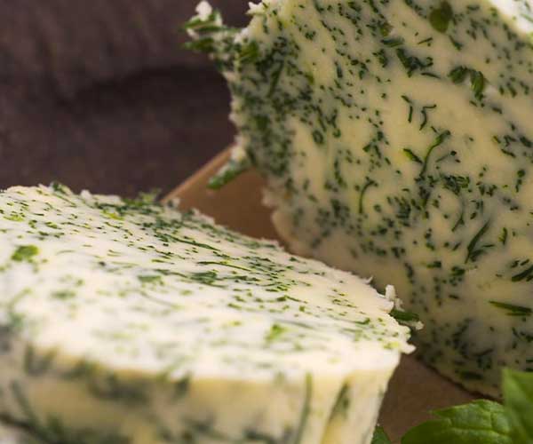 Photo of - Blue Cheese and Chive Butter