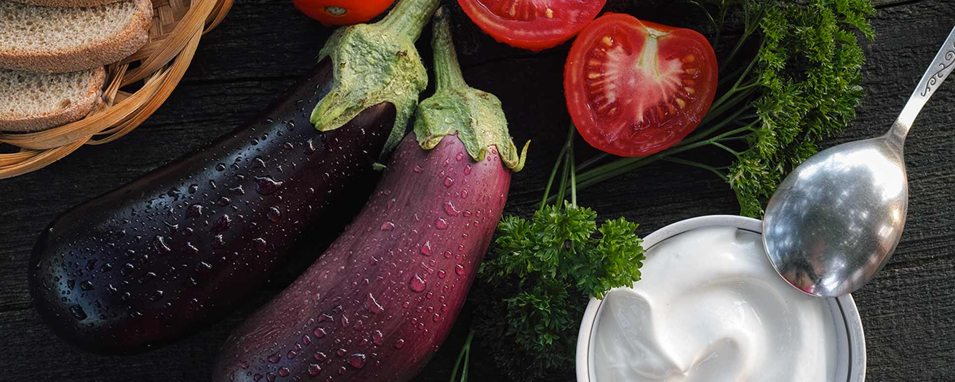 Photo of - Grilled Eggplant with Sour Cream Sauce