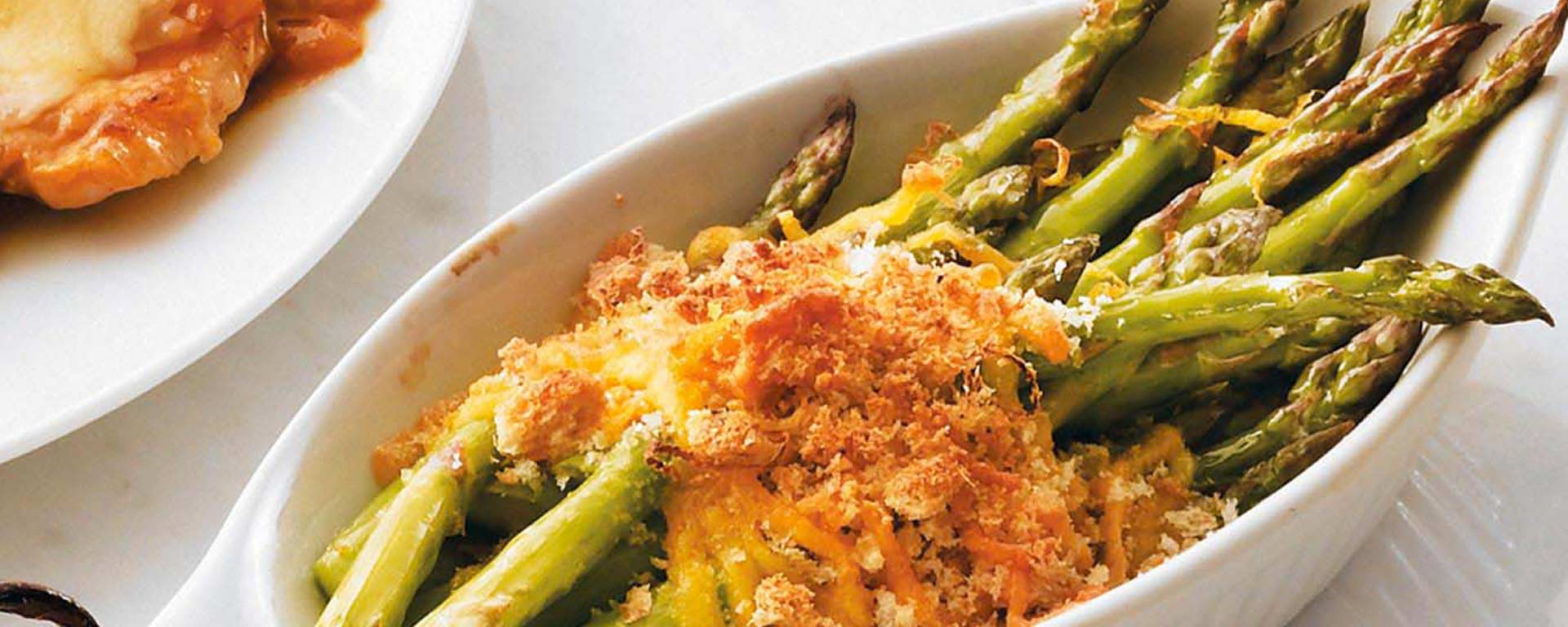 Photo of - Lemon-Roasted Asparagus Gratin