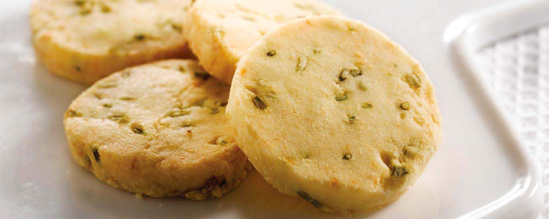 Photo of - Parmesan Chive Shortbread