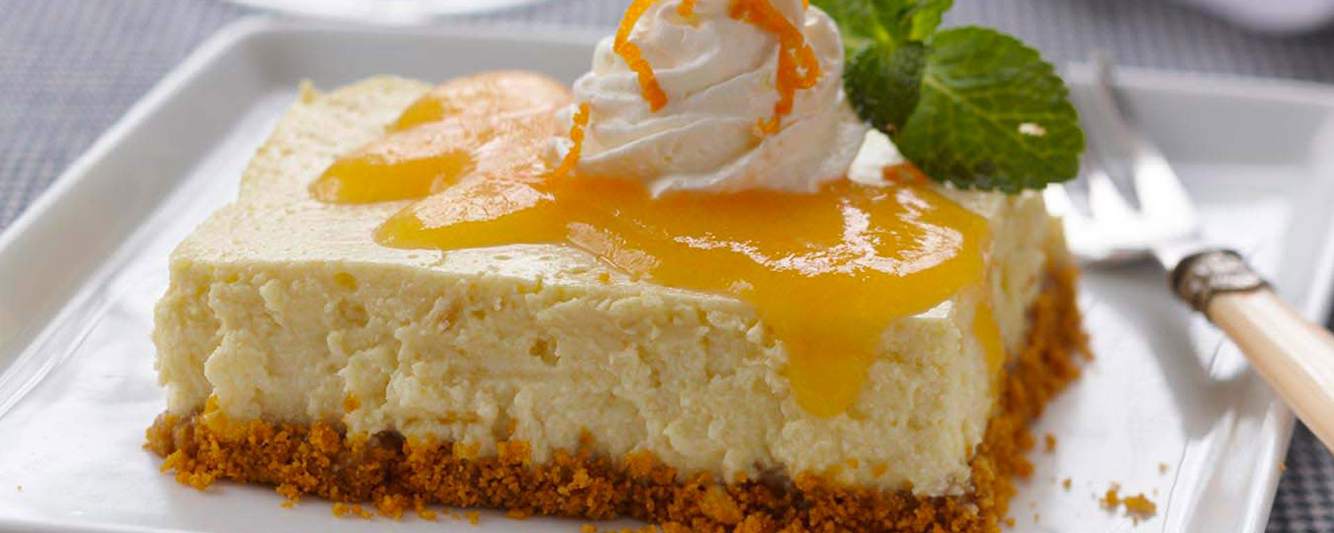 Photo of - Peach Ginger Cheesecake Bars