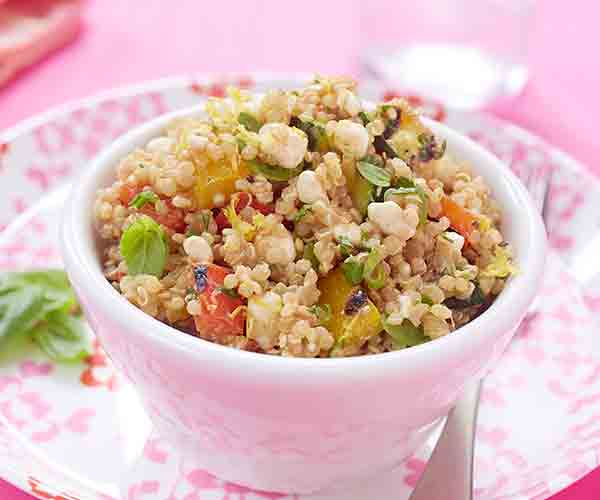 Photo of - Quinoa Salad with Grilled Vegetables and Cottage Cheese