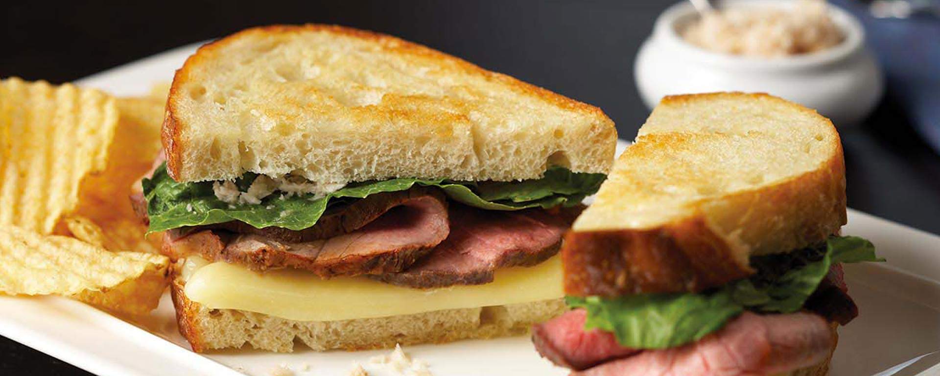 Photo of - Roast Beef and Horseradish Grilled Cheese
