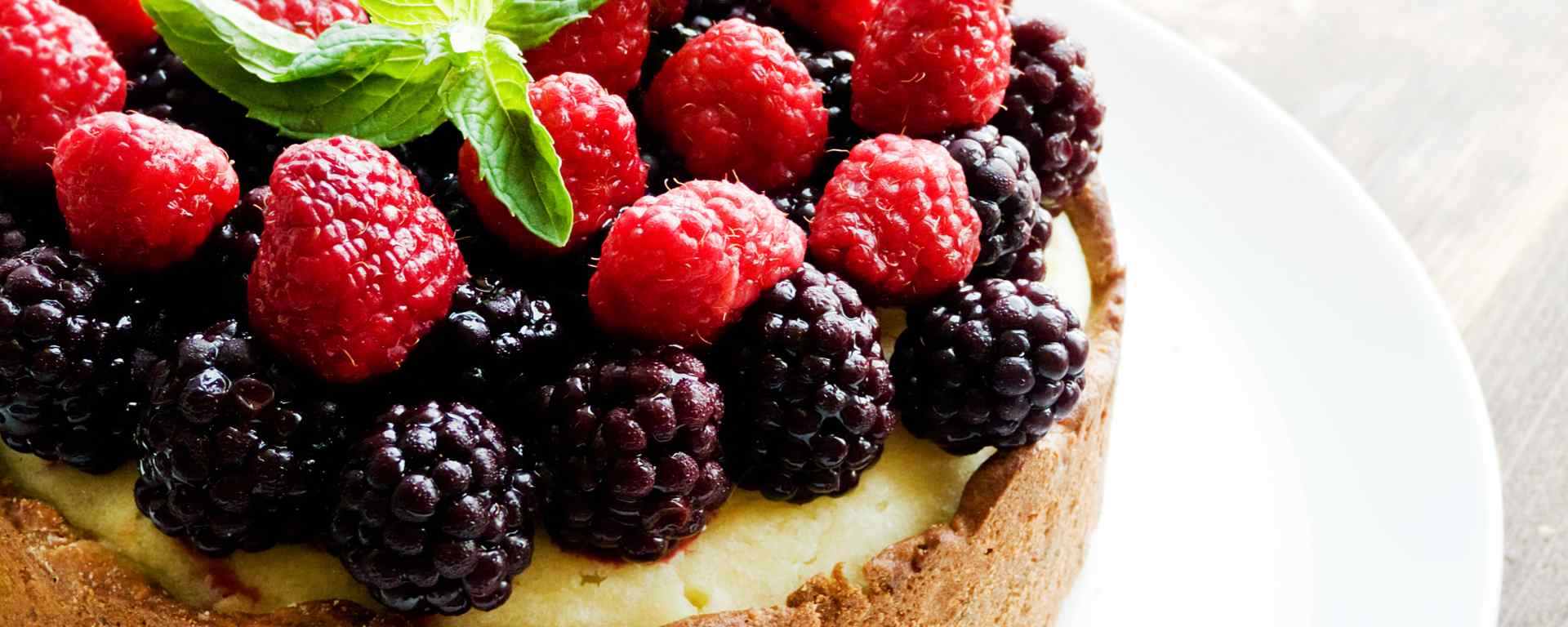 Photo of - Sour Cream Berry Cake