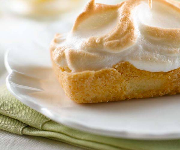 Photo of - Sour Cream Lemon Meringue Shortbread Tarts