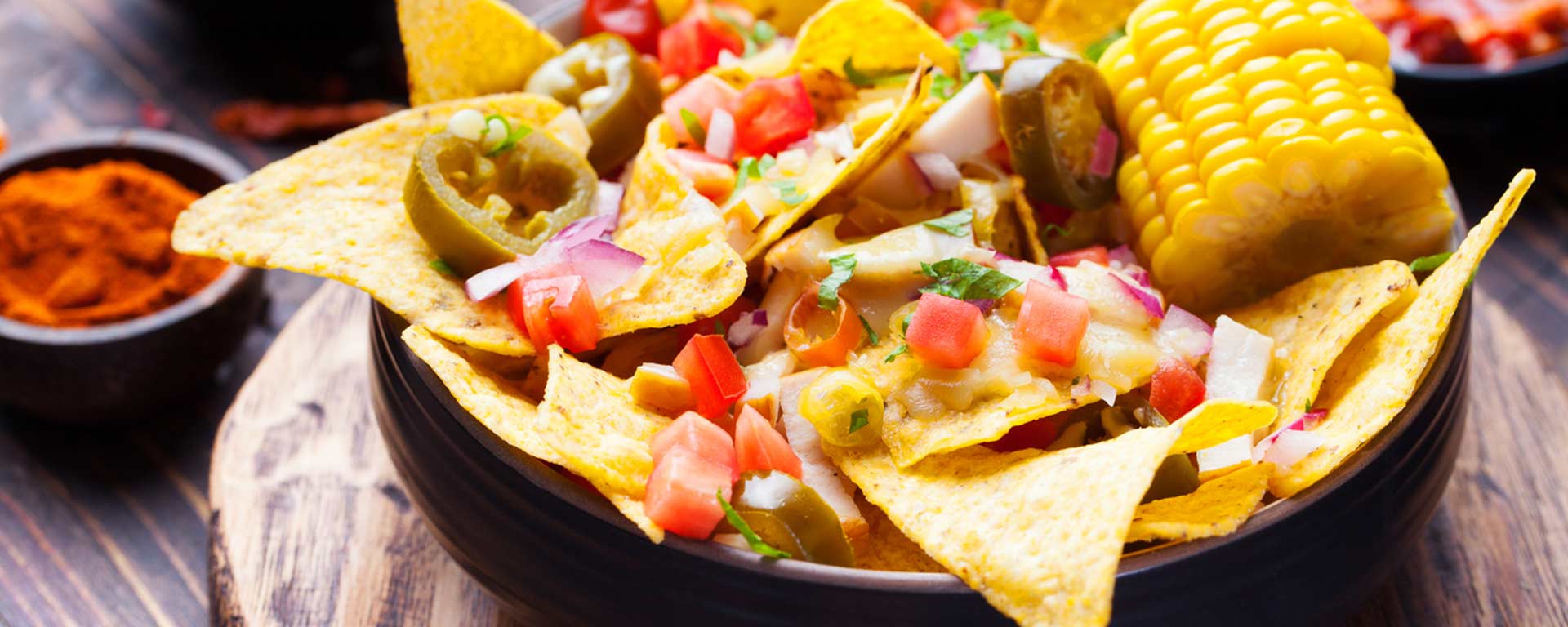 Photo for - Whole Wheat Nachos with Corn