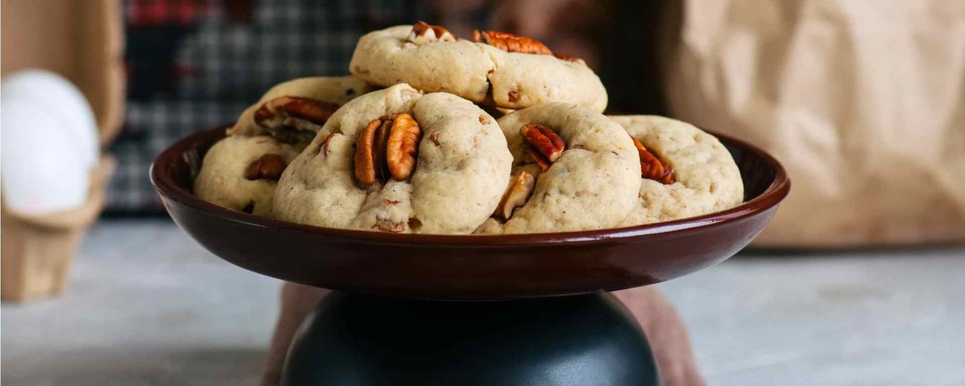 Photo of - Whole Wheat Pecan Shortbread