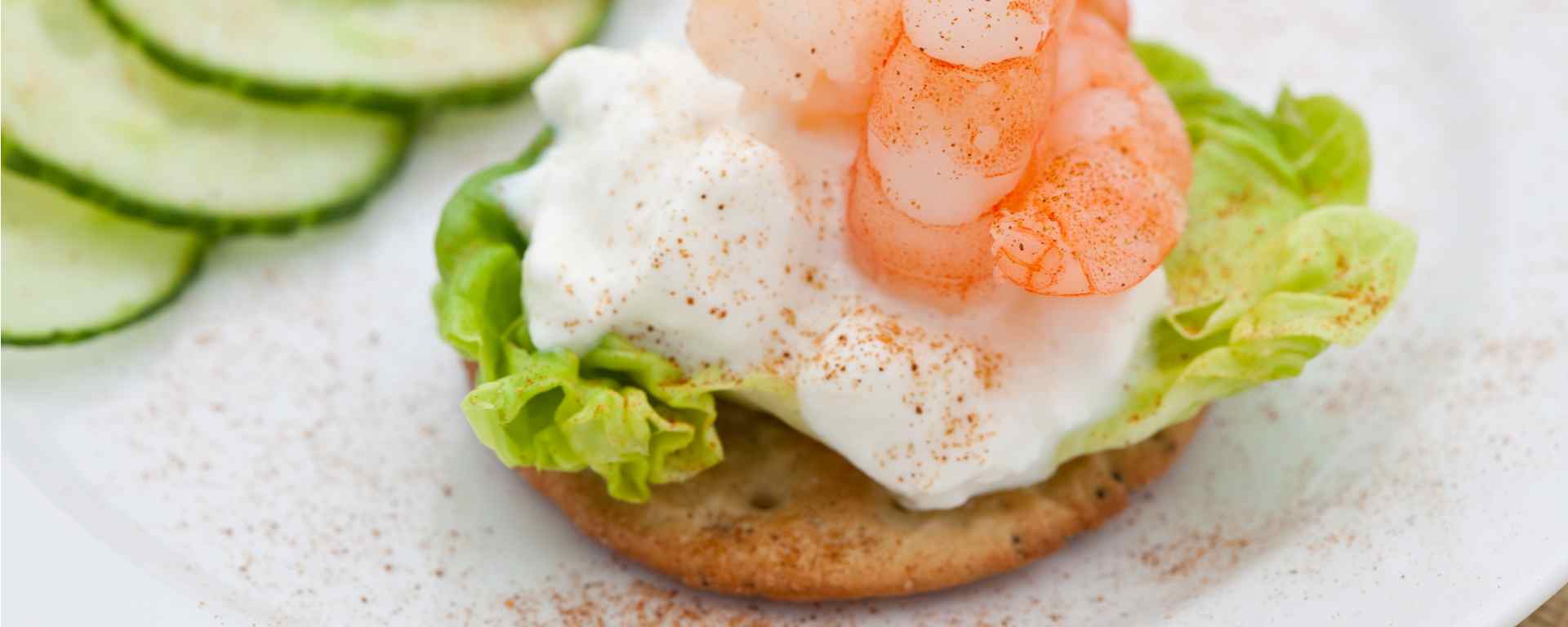 Photo for - Cottage Cheese and Shrimp Bagels