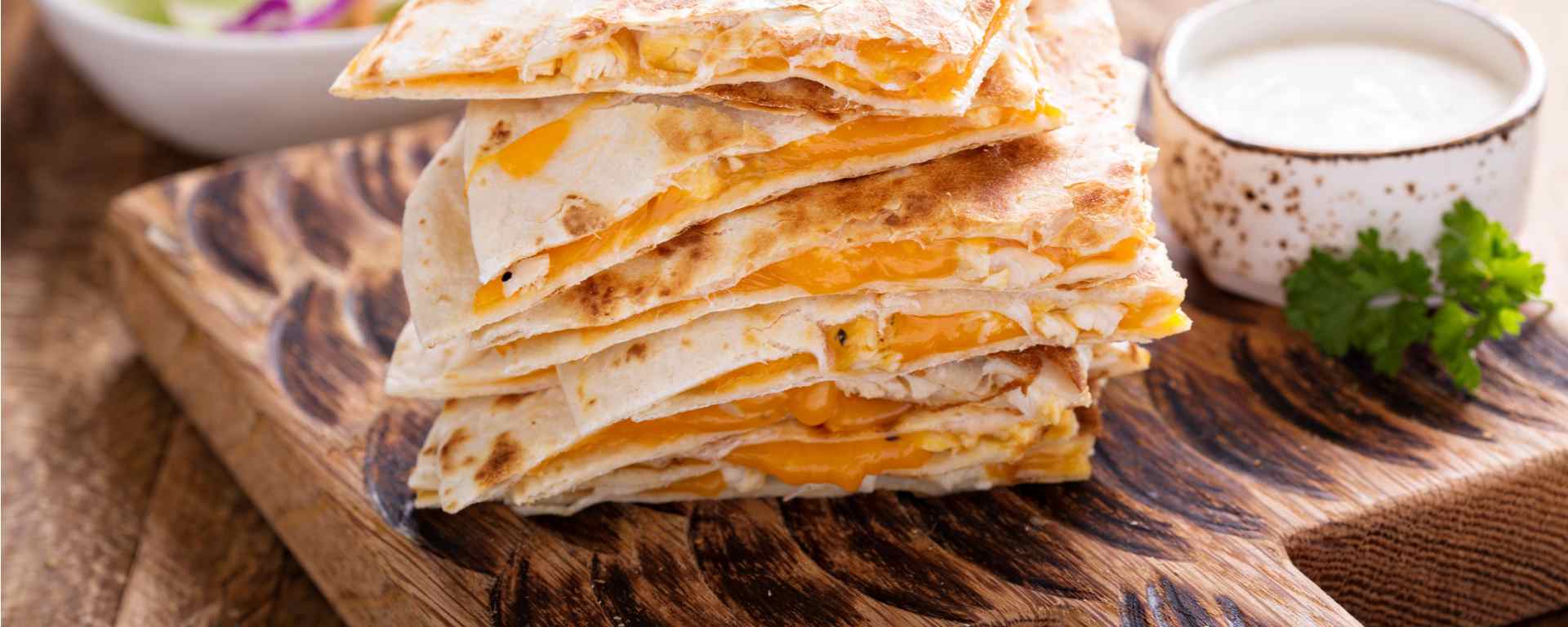 Photo of - Goat Cheese Quesadillas