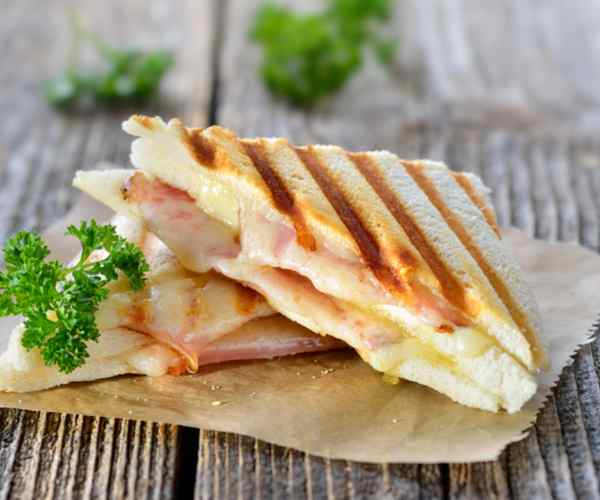 Photo of - Grilled Ham with Brie and Apple