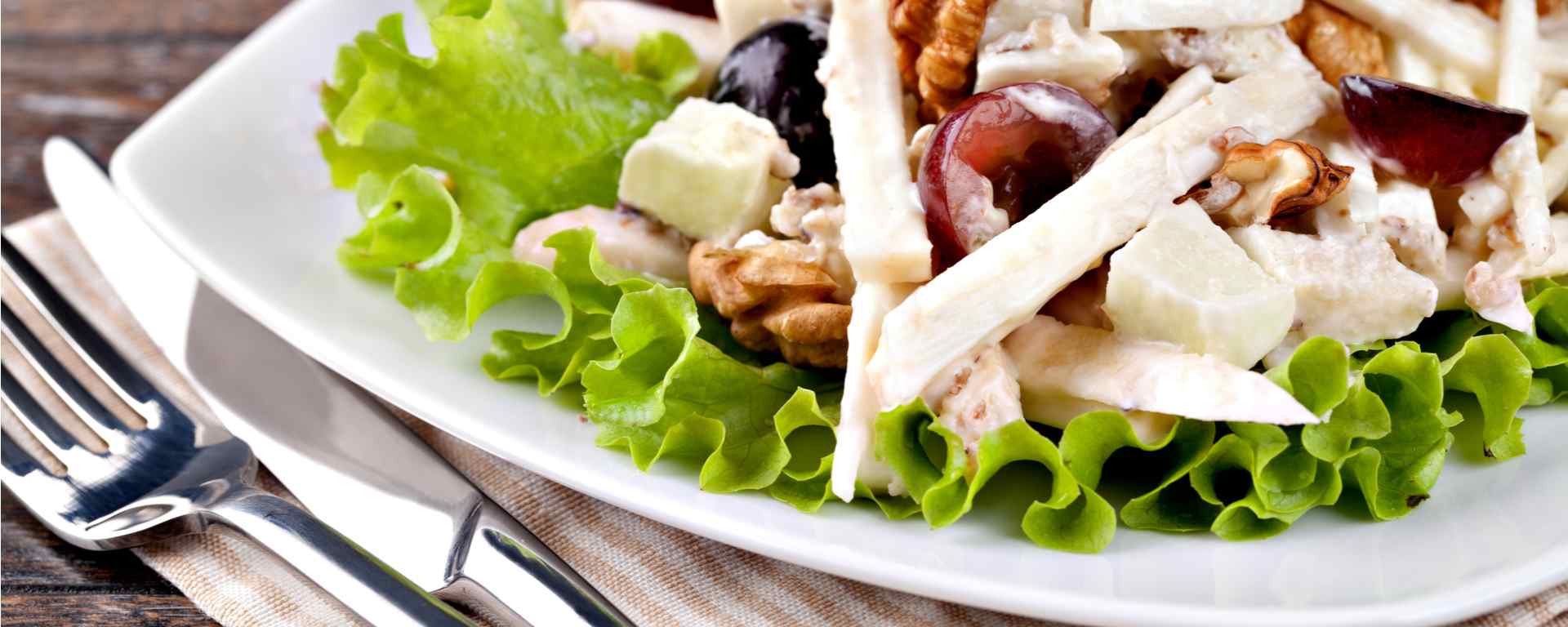 Photo of - Nectarine Waldorf Salad
