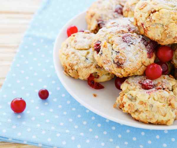 Photo of - White Chocolate Cranberry Shortbread