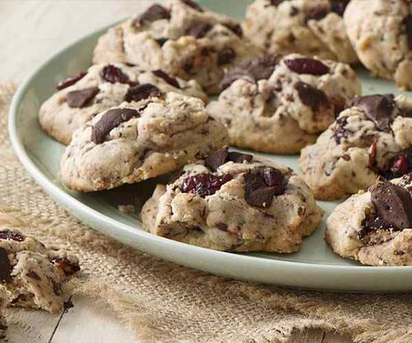 Photo of - Biscuits au beurre d'amandes et aux graines de lin