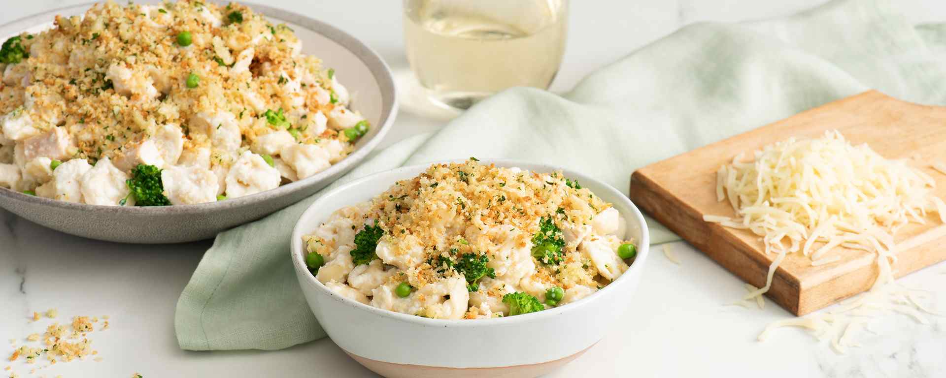 Photo of - Baked Chicken Tortellini “Alfredo”