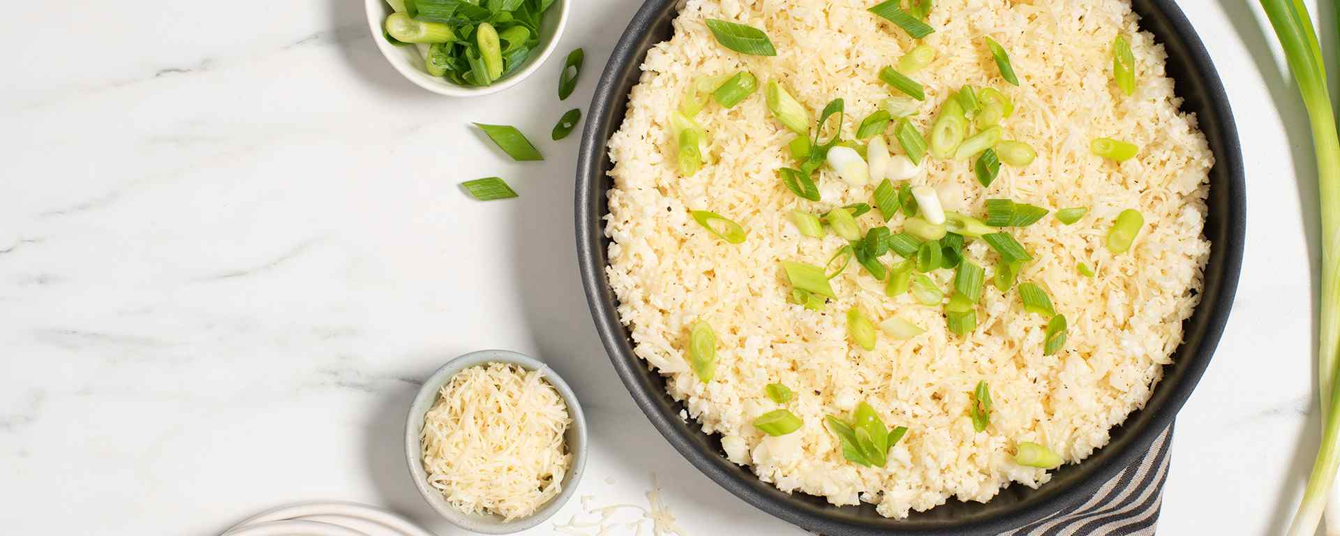 Photo of - Garlic and Pepper Cauliflower Rice