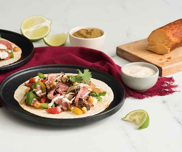 Photo of - Plaque de fajitas au steak, miel et chipotle