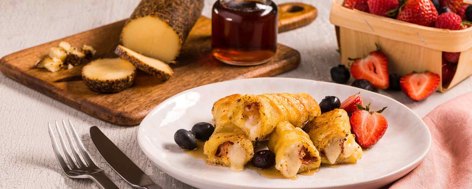 Photo of - Maple Bacon French Toast Roll-Ups