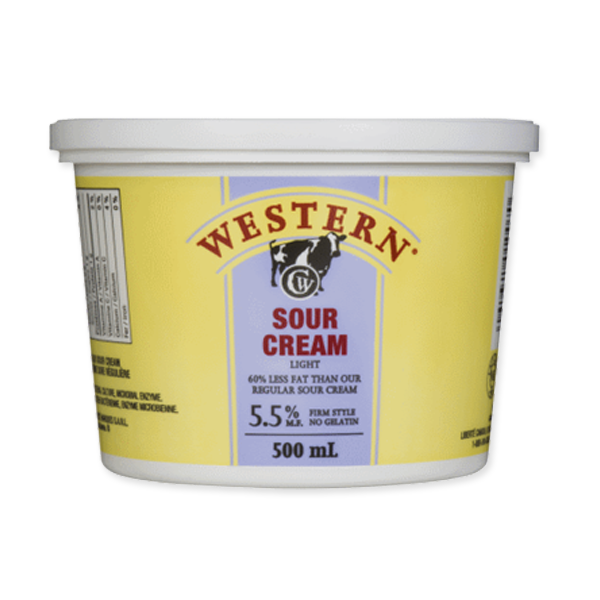 Photo of - Western Sour Cream Light 5.5% MF No Gelatin