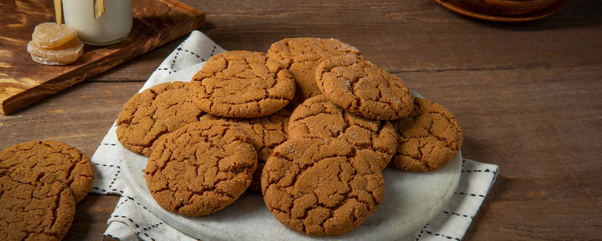 Biscuits moelleux mélasse et gingembre