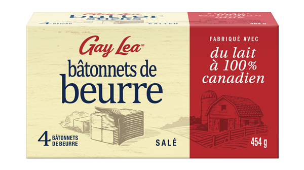 Photo of - GAY LEA - Bâtonnets de beurre - salé