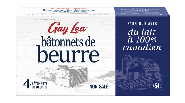 Photo of - GAY LEA - Bâtonnets de beurre - non salé
