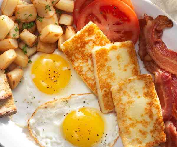 Photo of - Classic Diner Breakfast with Halloumi