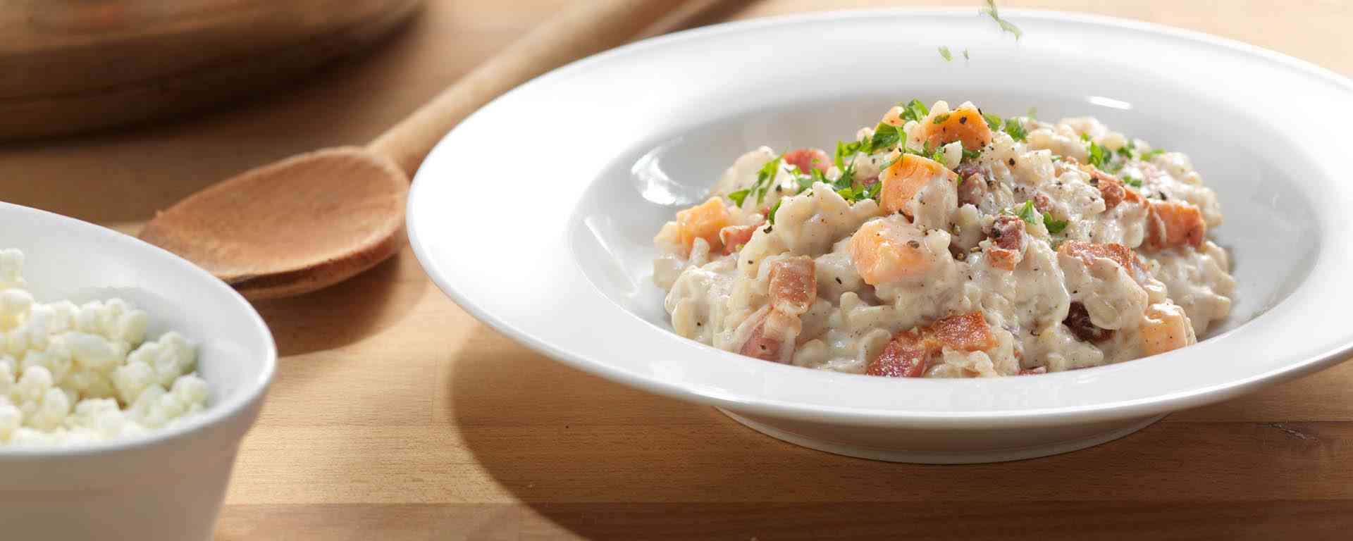 Photo of - Sweet Potato and Goat Cheese Risotto